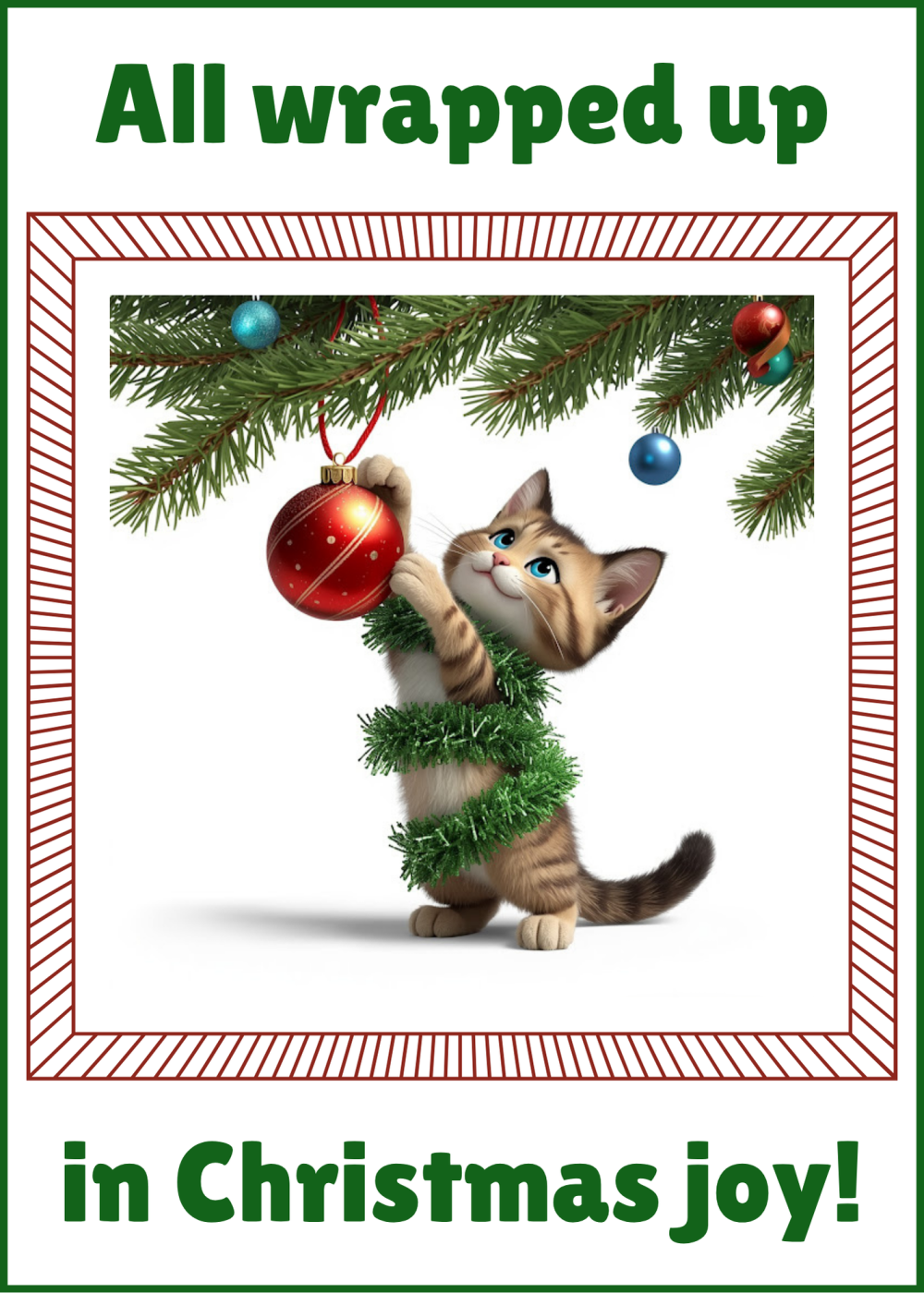 Playful Cat - free ecard